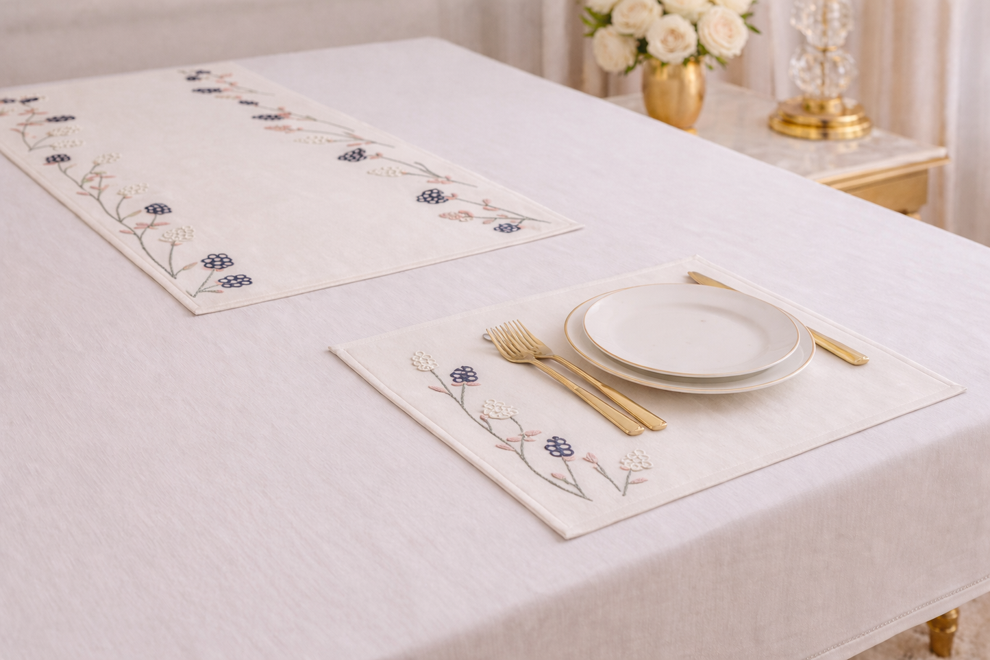 Serene blossoms trail