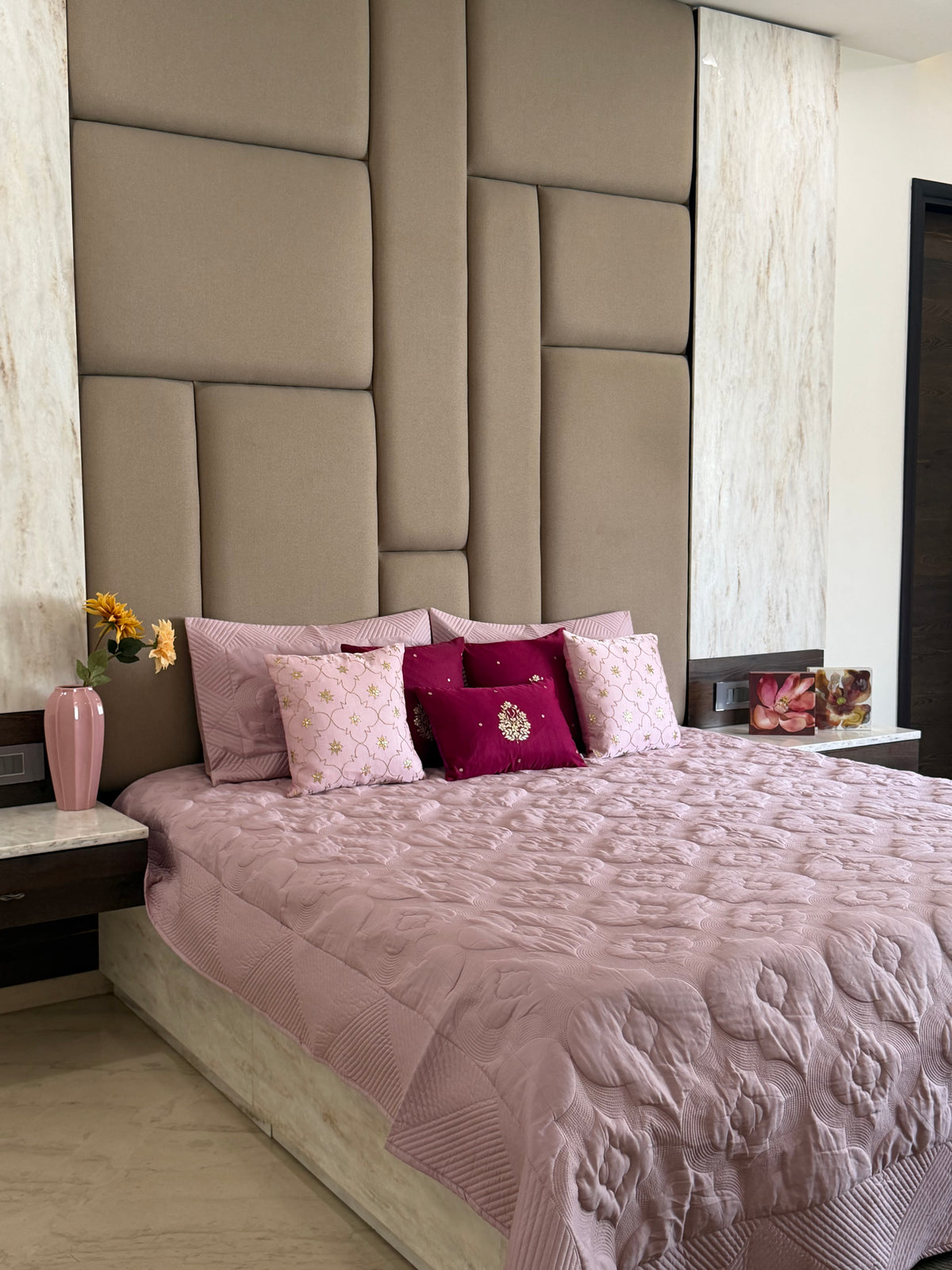 The Gulnar Royal Quilted Bedset