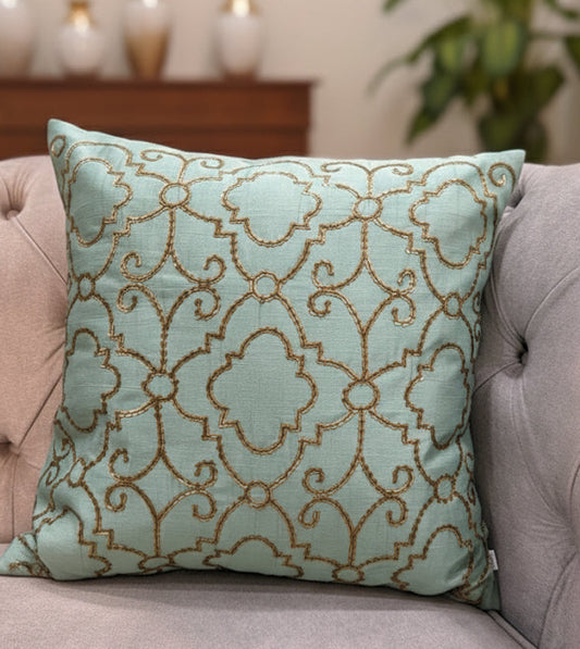 Serene glow cushion cover