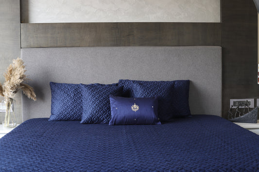 Single Floret Silk Cushion Cover
