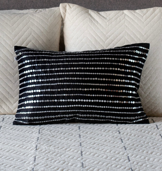Sequence Stripes Silk Cushion Cover